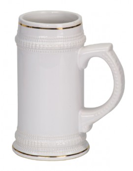 Stein, 18 oz White, with Full Color Imaging