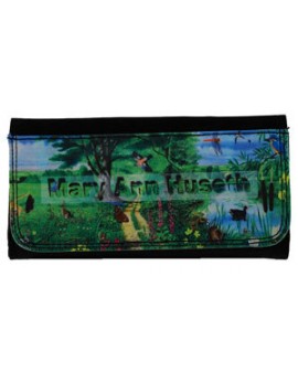 Large Leatherette Wallet - full color imaging