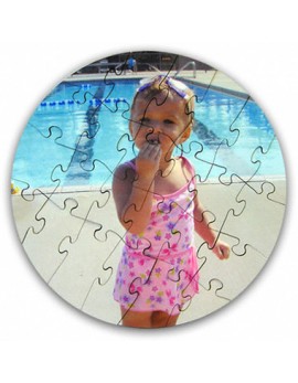 Hardboard Photo Puzzle Round 24 Piece