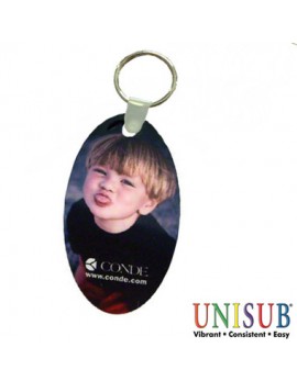 Oval Aluminum Key Tag