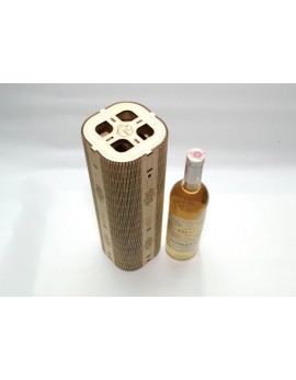 Laser Cut Wine Box - Model 5
