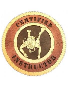 Laser Cut, Personalized Scuba Instructor Gift