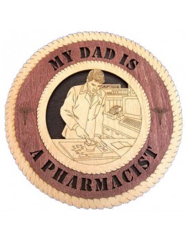 Laser Cut, Personalized Male Pharmacist Gift