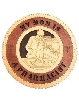 Laser Cut, Personalized Female Pharmacist Gift