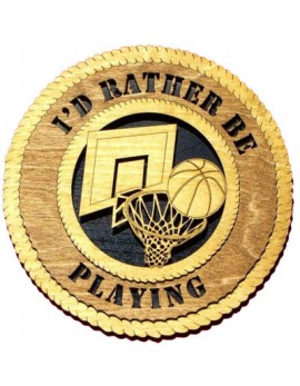 Laser Cut, Personalized Basketball Gift