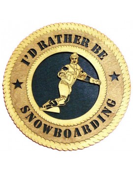 Laser Cut, Personalized Snowboarding Gift