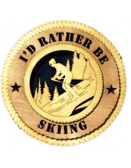 Laser Cut, Personalized Skiing Gift