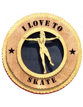 Laser Cut, Personalized Skater Gift