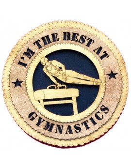 Laser Cut, Personalized Male Gymnast Gift