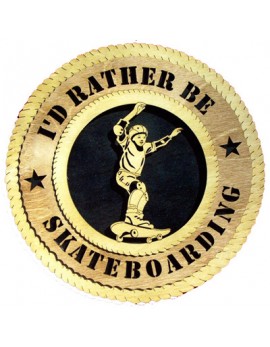 Laser Cut, Personalized Skateboarder Gift