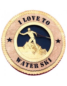 Laser Cut, Personalized Water Skiing Gift