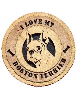 Laser Cut Boston Terrier Gifts - Personalized!