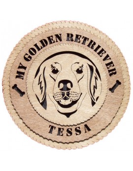 Laser Cut Golden Retriever Gifts - Personalized!