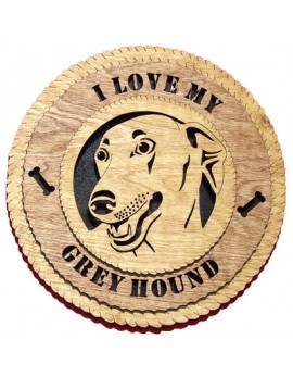 Laser Cut Greyhound Gifts - Personalized!