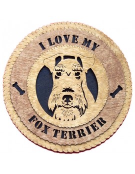 Laser Cut Fox Terrier Gifts - Personalized!