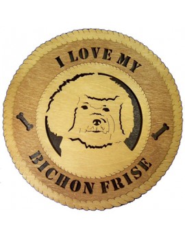 Laser Cut, Personalized Bichon Frise Gifts