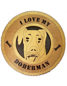 Laser Cut, Personalized Doberman Gifts
