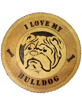 Laser Cut, Personalized English Bulldog Gifts