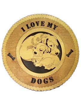 Laser Cut, Personalized Mom and Puppies