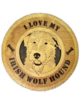 Laser Cut, Personalized Irish Wolf Hound Gifts