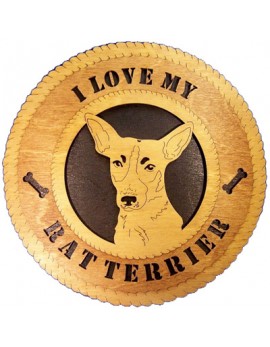 Laser Cut, Personalized Rat Terrier Gifts