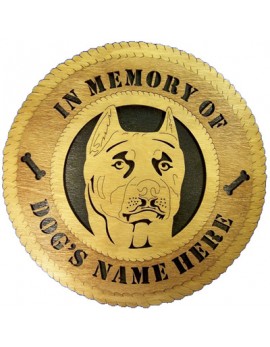 Laser Cut, Personalized Pit Bull Gifts