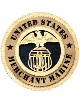Laser Cut, Personalized Merchant Marine Gift