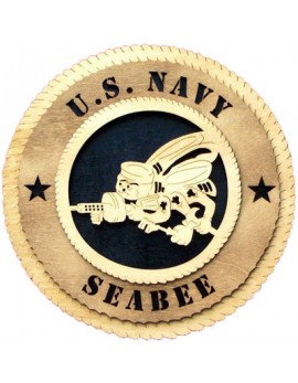 Laser Cut, Personalized Seabee Gift