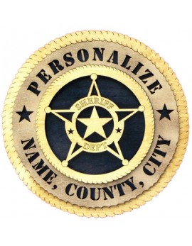 Laser Cut, Personalized Police/Sheriff Gift
