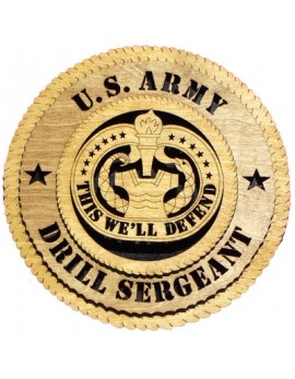 Laser Cut, Personalized Drill Sergeant Gift