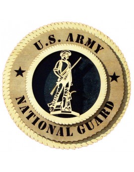 Laser Cut, Personalized Army National Guard Gift