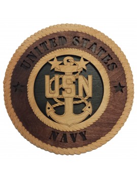 Laser Cut, Personalized Navy E-9 Gift
