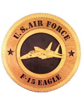 Laser Cut, Personalized F-15 Eagle Gift