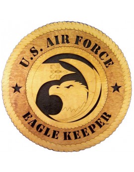 Laser Cut, Personalized F-15 Eagle Keeper Gift