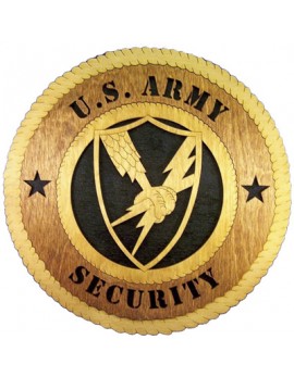 Laser Cut, Personalized Army Security Gift