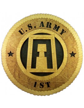 Laser Cut, Personalized 1st Army Gift