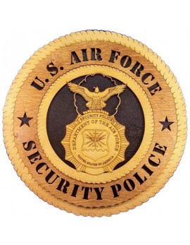 Laser Cut, Personalized Air Force Security Police Gift