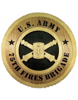 Laser Cut, Personalized 75th Fires Brigade Gift