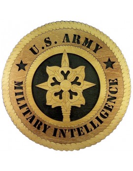 Laser Cut, Personalized Army Military Intelligence Gift