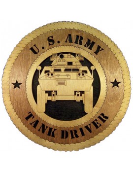 Laser Cut, Personalized Tank Driver Gift