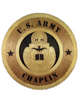 Laser Cut, Personalized Army Chaplain Gift