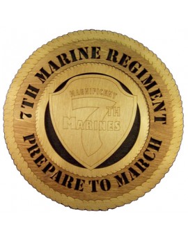 Laser Cut, Personalized 7th Marine Regiment Gift