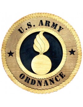 Laser Cut, Personalized Army Ordnance Gift