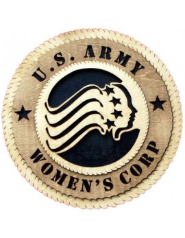Laser Cut, Personalized Army Women's Corps 1 Gift