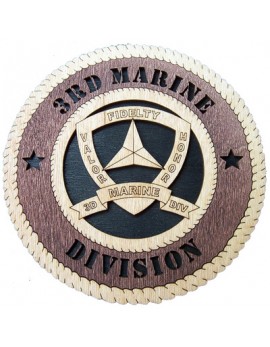 Laser Cut, Personalized 3rd Marine Division Gift