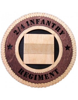 Laser Cut, Personalized 2/4 Infantry Regiment Gift