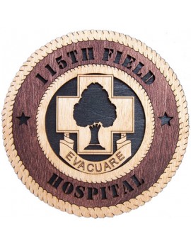 Laser Cut, Personalized 115th Field Hospital Gift