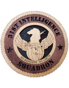 Laser Cut, Personalized 31st Intelligence Squadron Gift