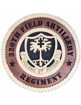 Laser Cut, Personalized 320th Field Artillery Regiment Gift