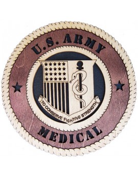 Laser Cut, Personalized Army Medical Regimental Gift